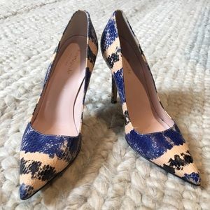 Kate Spade Blue/Cream Heel